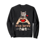 British Shorthair Cat British Blue Shorthairs Sweatshirt