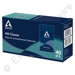 40 x Arctic MX Cleaner Wipes MX-6 MX-5 MX-4 Remove Thermal Compound Paste Artic