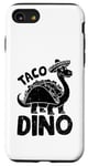 Coque pour iPhone SE (2020) / 7 / 8 Drôle de dinosaure amateur de taco dinosaure