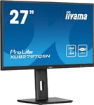 iiyama Ecran 27 Noir Dalle IPS 16:9 1ms Ultra Mince 2560x1440 100Hz 250cd/m² 1xHDMI 1xDP 1xUSB-C 1xUSB-C Dock 3xUSB HUB 15cm Pied réglable Pivot TCO