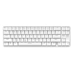 Clavier mécanique AJAZZ K680t 2.4G sans fil et Bluetooth 68 touches Rétroéclairé blanc interrupteur rouge -blanc