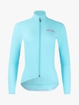 Le Col Pro Aqua Zero Jersey Long Sleeve Cycling Top Blue L unisex 85% nylon, 15% elastane