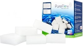 PureFlow Cubes filtrants 3D – 320 g – Filtre de piscine très efficace – Remplacement pour 25 kg de sable filtrant – Pour piscine, whirpool – Remplacement pour filtre à sable et filtre en verre – Filtre de piscine high-tech fabriqué en Allemagne