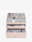 Stackers Super Size 2 Drawer Make Up Storage Box