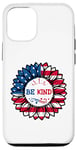 iPhone 12/12 Pro 4th Of July Be Kind Sunflower Red White And Blue 2023 Gifts Case