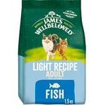 James Wellbeloved Light Adult Fish 1.5 kg Bag, Hypoallergenic Dry Cat Food