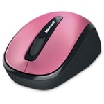 Microsoft Wireless Mobile Mouse 3500 - Souris - droitiers et gauchers - optique - 3 boutons - sans fil - 2.4 GHz - récepteur sans fil USB - fruit du dragon rose