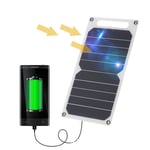 10W USB Solar Panel 6.8V Mobile Phone Charger Hiking Camping Outdoor Charger