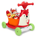 Skip Hop Zoo 3 en 1 Ride On Renard - Trotteur Musical - Trottinette Évolutive Bébé - Chariot, Siège & Trottinette - Enfant 10 mois et plus - Le Compagnon Évolutif de Votre Enfant