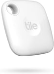 Tile Mate Bluetooth Item Finder, 60m Range, Alexa & Google Home Compatible, Whit