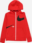 Nike Sweat À Capuche Et Zippé Long, Junior - (Rouge/Noir)