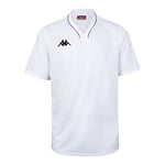 Kappa CALASCIA Maillot de Basket-Ball Homme, White, FR : XS (Taille Fabricant : XS)