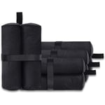 Toolive - Lot de 4 sacs de lestage pour tonnelle - Pour auvent, tente - Sacs de lestage pour le sable - Pour extérieur instantané - Pieds lestés