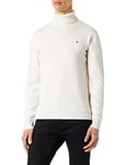 GANT Men's D1. Lambswool ROLL Neck Sweater, Cream, 4XL