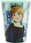 Disney Frozen Elsa Anna Olaf - Verre bleu pour fille - 260 ml - Avec bec - Convient pour boire facilement