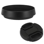 Haoge LH-LQ Metal Lens Hood Shade with Cap for Leica Q Q2 Q3 Q3 43 Q-P QP Typ 116 Typ116 Camera Black