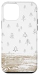 Coque pour iPhone 12 mini Boho Rustic Botanical Leaf Pattern Vintage Beige Nature Chic