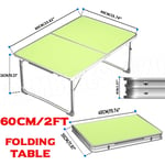 Folding Camping Table Aluminium Picnic Portable Party BBQ Tables Indoor Outdoor