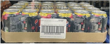 Pepsi Max Cherry Soft Drink Cans, 330 g - Pack Of 24
