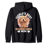 Goldendoodle Dog Breed Pet World's Best Goldendoodle Mom Zip Hoodie