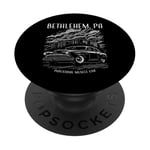 Conception de voiture Hotrod classique de Bethlehem PA Industrial Muscle USA PopSockets PopGrip Adhésif