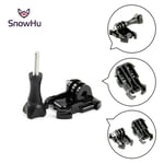 CNYO® SnowHu pour gopro accessoires Activity base + vis longue pour go pro Hero 6 5 4 3 + SJCAM SJ4000 Pour xiaomi yi 4 K accesorios GP07