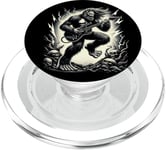 Heavy Metal Bigfoot Guitare électrique Sasquatch Music Band PopSockets PopGrip pour MagSafe