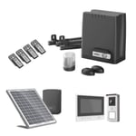 Kit 100% solaire moteur coulissant Avidsen OREA550 + visiophone sans fil Thomson AIr