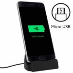 World Smartphones Micro USB Docking Station for HTC Evo 3D - Black