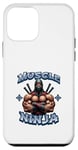 Coque pour iPhone 12 mini Ninja Musculaire Fort Et Mignon