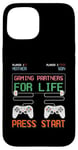 Coque pour iPhone 15 Mother And Son Gaming Partners for Life Jeu vidéo Gamer