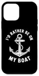 Coque pour iPhone 12 mini I Don't Need Therapy Boat Cruise Yacht