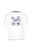 Mango Surf Printed T-Shirt Vit