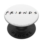 Friends Logo Black PopSockets PopGrip Interchangeable
