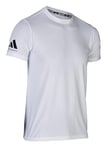 adidas Promote Tee T-Shirt Mixte Enfant, Blanc Noir, XL