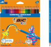 BIC Kids Evolution Coloured Pencils, Vivid Colouring Pencils, Easy to Sharpen,