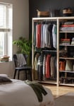 Habitat Flicka Open Double Rail Wardrobe - Pine