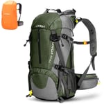 Lixada 50L résistant à l'eau Sport de plein air randonnée Camping voyage sac à dos alpinisme escalade sac à dos Trekking sac à dos avec housse de