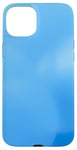 Coque pour iPhone 15 Plus Bleu Minimalisme Élégant Art