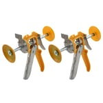 2Pcs Tile Leveling System Leveler Wall Tile Paving Locator Tool Clip Floor7858