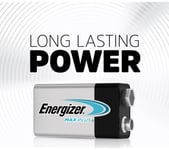 ENERGIZER Max Plus 9V Alkaline Battery - Pack of 1