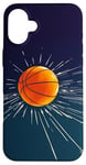 Coque pour iPhone 16 Plus Ballon de basket de sport en couleur classique