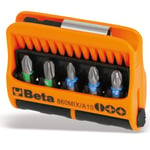 Beta 860MIX/A10 - Jeu de 10 embouts pour visseuses et 1 porte-douilles magnét...