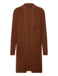 Onljade L/S Cardigan Knt Noos Tops Knitwear Cardigans Brown ONLY