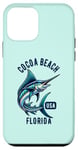 Coque pour iPhone 12 mini Cocoa Beach Floride USA Fishing Design