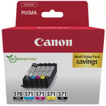 Genuine Canon PGI-570 CLI-571 CMYK Ink Cartridges for Pixma TS5050 TS5051 TS5053