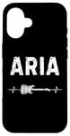 Coque pour iPhone 16 Aria Guitare Battement De Coeur Musique Guitariste