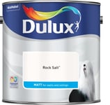 Dulux Smooth Emulsion Matt Paint - Rock Salt - 2.5L - Walls and Ceiling