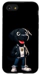 Coque pour iPhone SE (2020) / 7 / 8 Veste pour chien Labrador noir