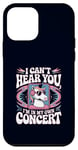 Coque pour iPhone 12 mini I Can't Hear You I'm in My Own Concert Unicorn Music Lover